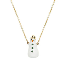 画像をギャラリービューアに読み込む, FROSTY SNOWMAN ENAMEL ネックレス