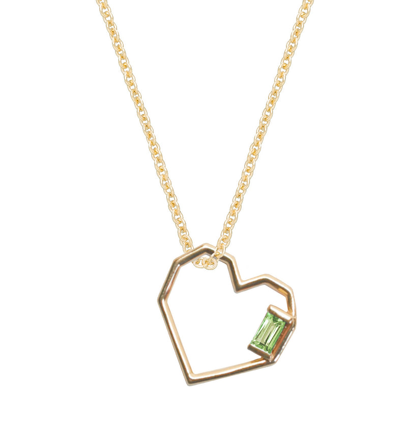 CORAZON BAGUETTE ペリドット ネックレス