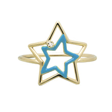 画像をギャラリービューアに読み込む, ESTRELLA ダイヤモンド エナメル リング