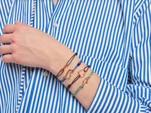 画像をギャラリービューアに読み込む, DINO エメラルド コードブレスレット