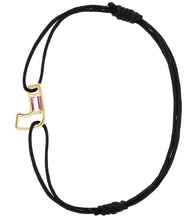 画像をギャラリービューアに読み込む, LETRA J ピンクトルマリン コードブレスレット