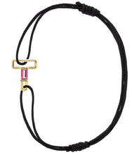 画像をギャラリービューアに読み込む, LETRA T ピンクトルマリン コードブレスレット