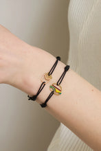 画像をギャラリービューアに読み込む, ハンバーガー柄エナメルコードブレスレット