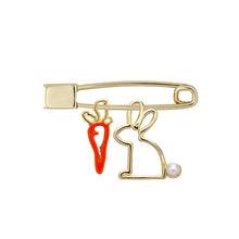 画像をギャラリービューアに読み込む, ARPITA DUO BUNNY FRUIT ブローチ