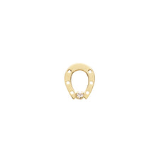 画像をギャラリービューアに読み込む, MINI HORSESHOE ダイヤモンド ピアス シングル