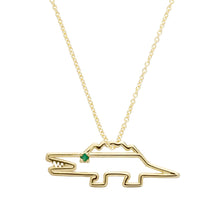 画像をギャラリービューアに読み込む, COCODRILO エメラルド ネックレス