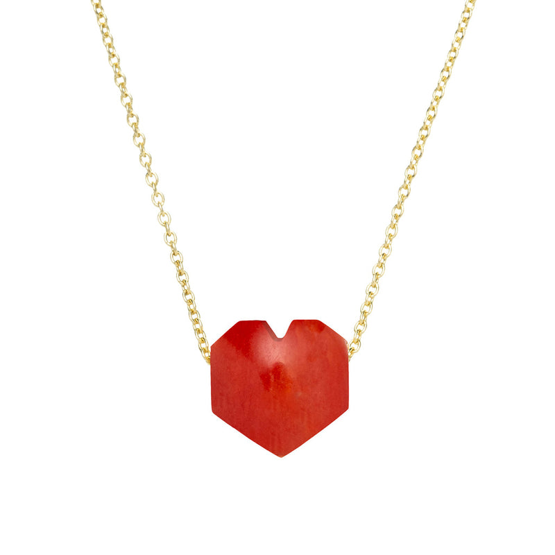 MINI CORAZON LIPSTICK RED ネックレス