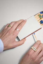 画像をギャラリービューアに読み込む, ARO C CARRE グリーントルマリン リング