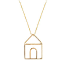 画像をギャラリービューアに読み込む, ちいさな家の金のネックレス