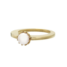 画像をギャラリービューアに読み込む, パールのついた18金の指輪