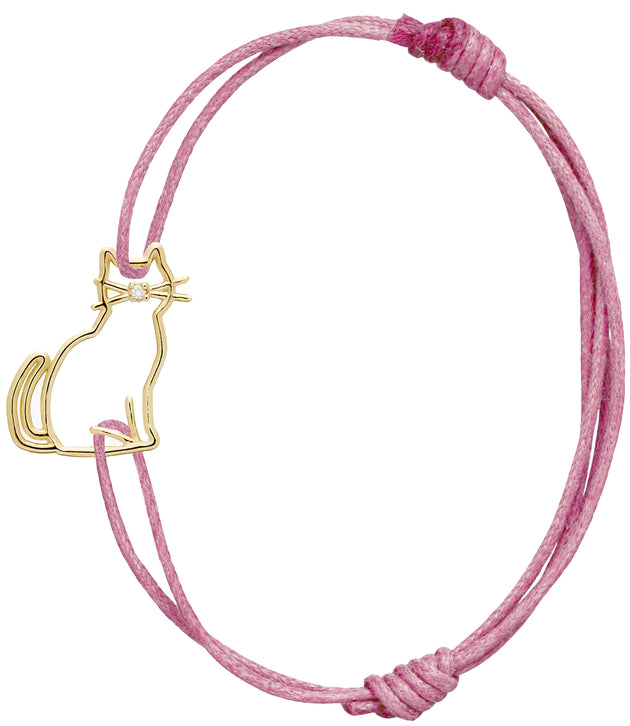 MIAU ダイヤモンド コードブレスレット