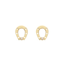 画像をギャラリービューアに読み込む, MINI HORSESHOE ダイヤモンド ピアス ペア

