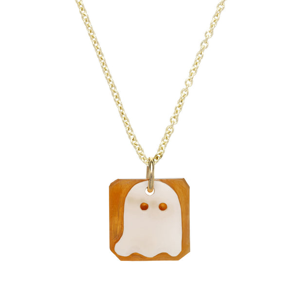 激レア廃盤　新品CAMEO フライト型ネックレス　カメオ　ダーツ　dmc aliita-necklace-ghost-gold-