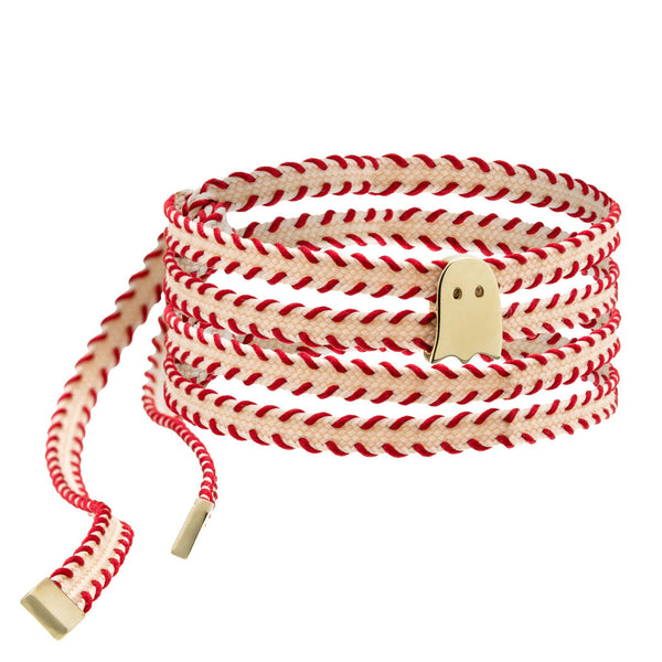 ❤未使用品❤ラニエールネックレスコード レッド エルメス ブレスレットにもなる ❤未使用品❤ラニエールネックレスコード レッド エルメス