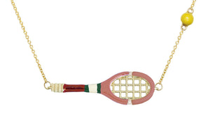 TENNIS PELOTA エナメル ネックレス