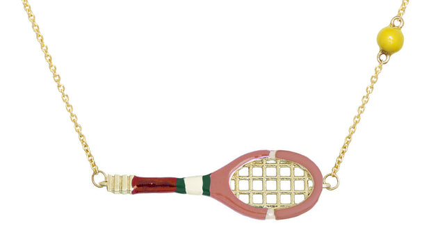 TENNIS PELOTA エナメル ネックレス