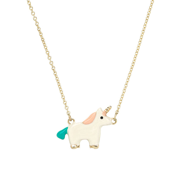 ネックレス・ペンダント yumekawa unicorn aliita-necklace-unicorn-gold-