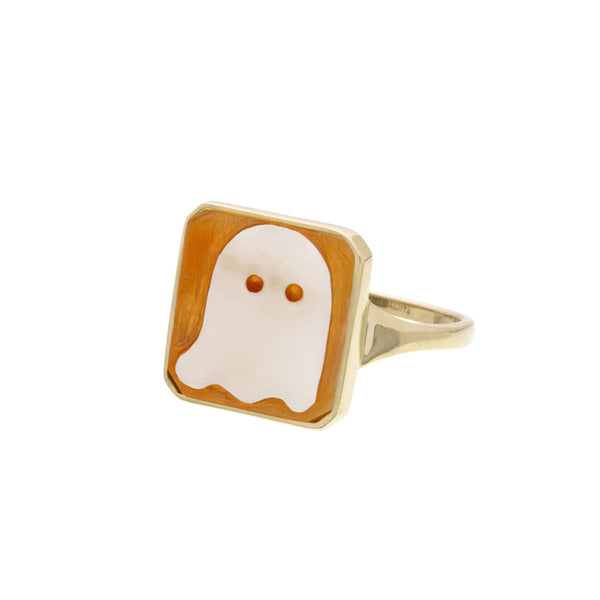 フランス発送 ALIITA リング CAMEO ROBOT RING org.jpg