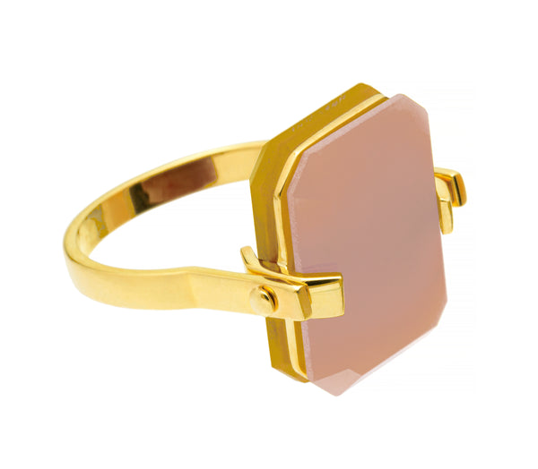 ♪フルーツ・オレ様　オリンピアエステート　バンドリ！　ユニット付♪ aliita-ring-gold-pink-opal-