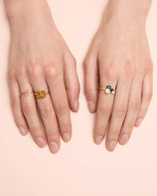 画像をギャラリービューアに読み込む, PRETZEL ダイヤモンド エナメル リング
