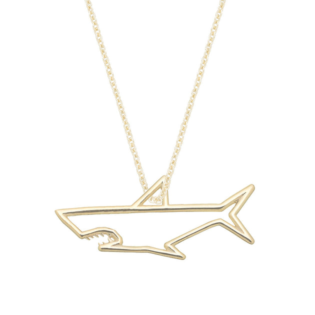 サメの金のネックレス
