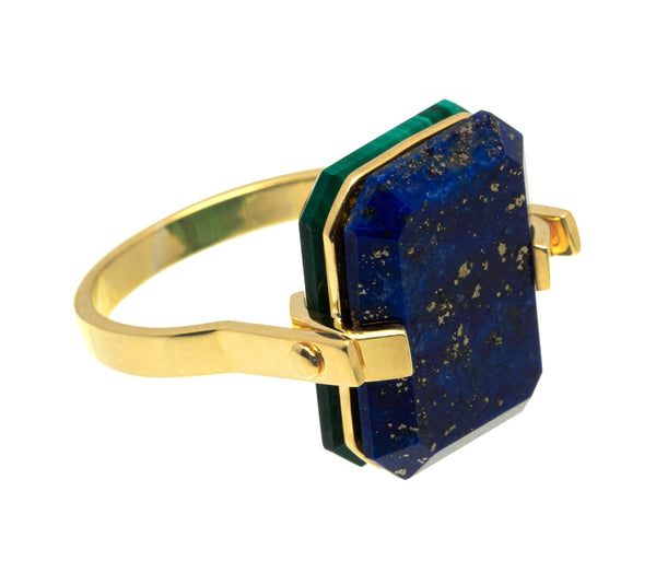 【ALIITA】送料関税込み!!ラピスラズリ 9K ゴールド リング aliita-ring-gold-lapis-lazuli-
