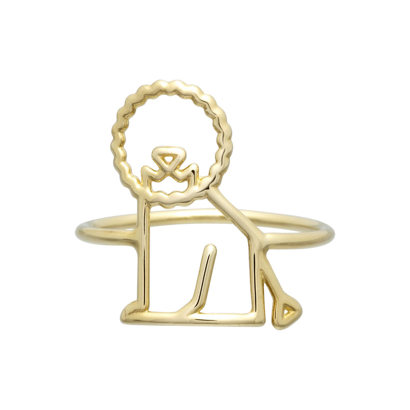 ライオンの金の指輪