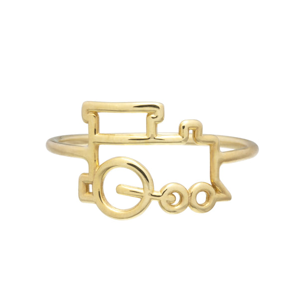 国内発送【ALIITA】トレイン リング 9kt ゴールド aliita-ring-train-gold_grande.
