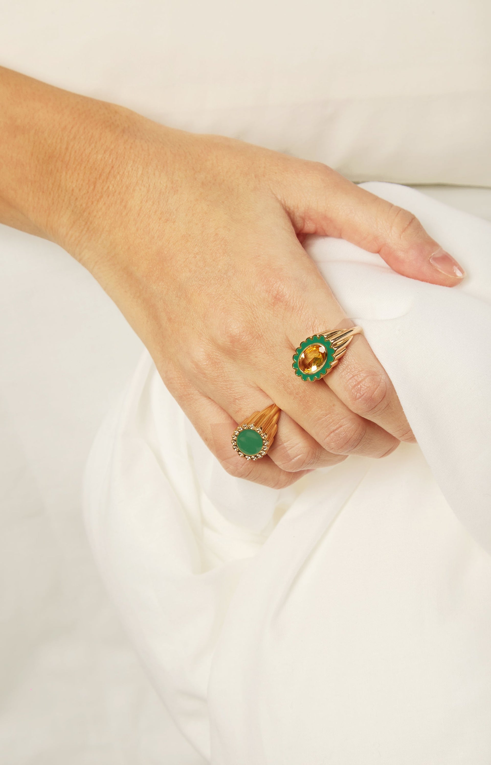 フランス発送 ALIITA リング CASTILLO BRILLANTE RING Casita Brillante Gold Ring - ALIITA