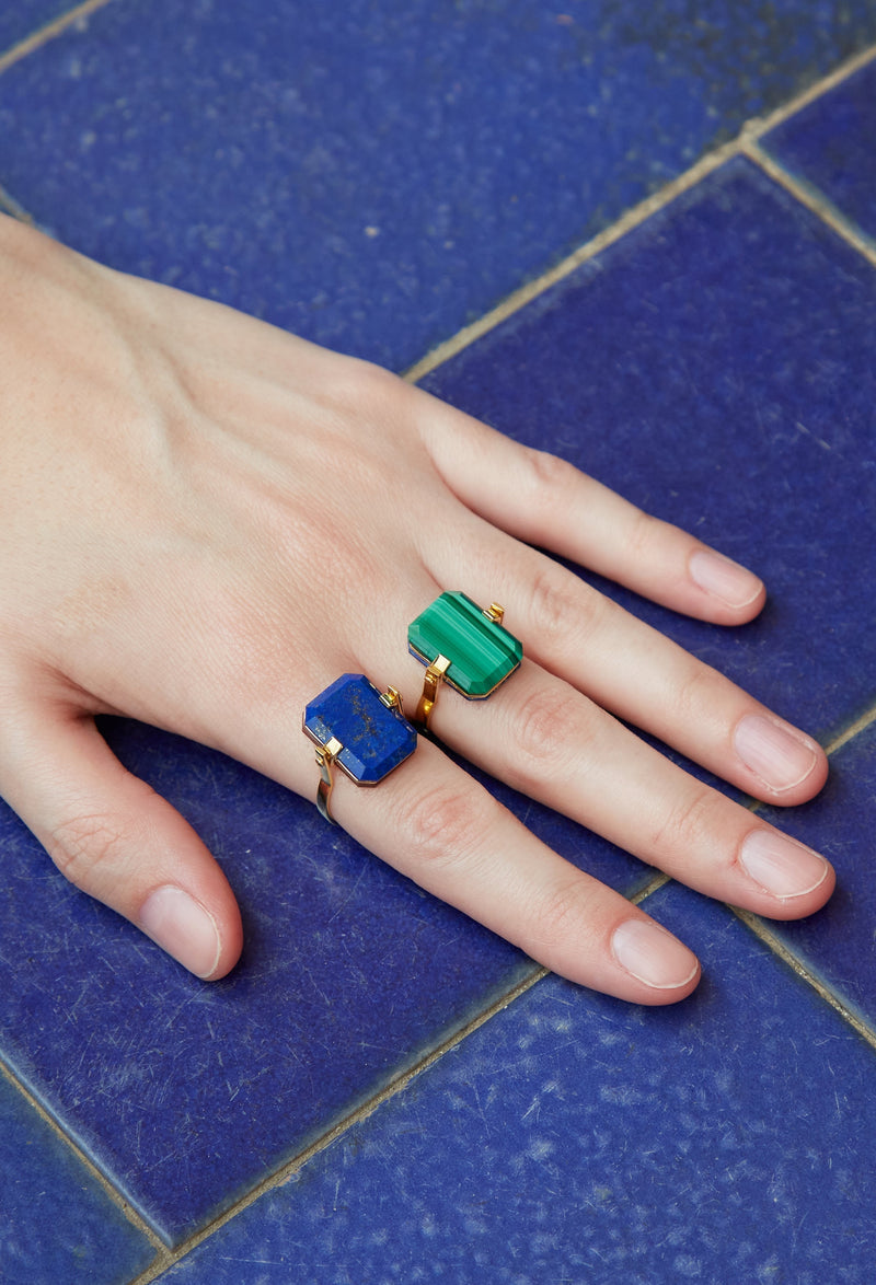 Aliita Deco Sandwich Ring リング-